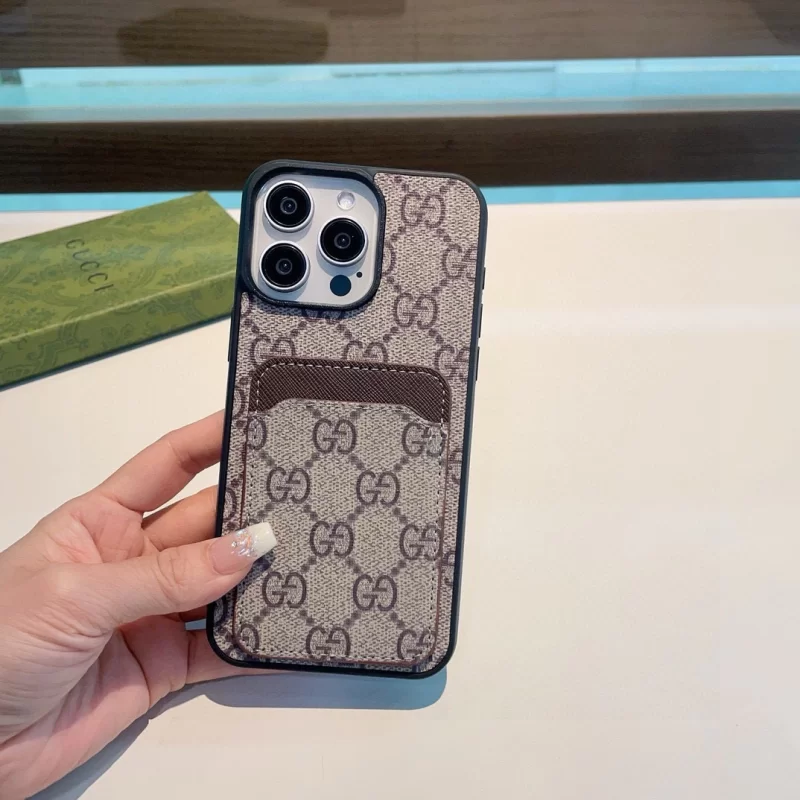 グッチ大人気モノグラム カードポケット偽物スマホケース GU36644