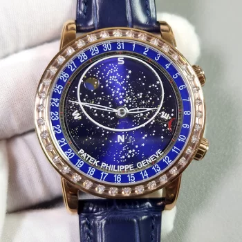 高品質パテックフィリップグランドコンプリケーションブルー文字盤 6104R-0011