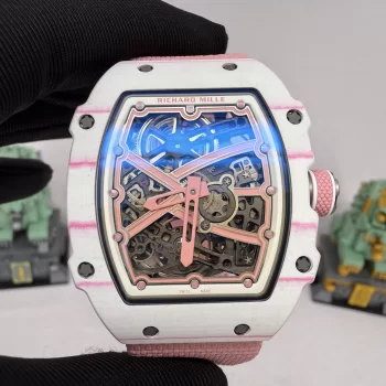 リシャールミルコピー新鮮ピンクと白の配色新作時計 RM6702信用第一