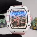リシャールミルコピー新鮮ピンクと白の配色新作時計 RM6702信用第一