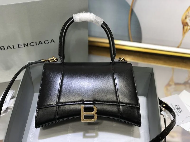 春もの新作バレンシアガ 偽物 アワーグラス トップ ハンドル バッグ baa78195