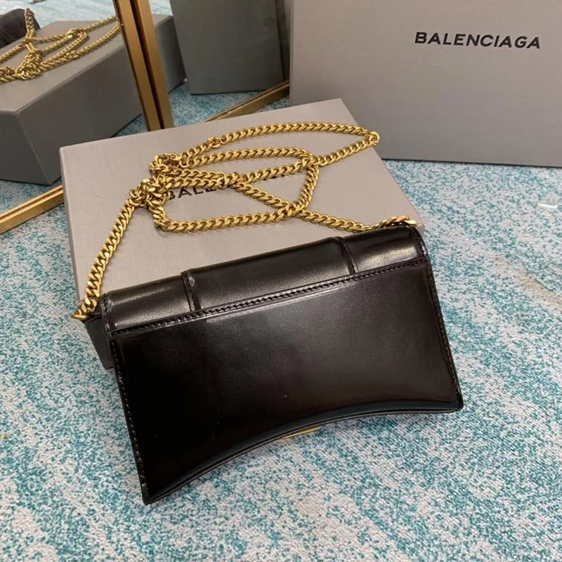 秋冬新作 バレンシアガ アワーグラス コピーシェイプ Smallトップハンドルバッグ bac86116