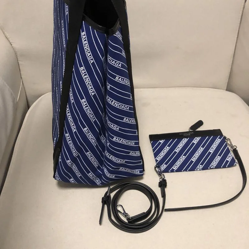 ☆超人気☆バレンシアガ トートバッグ 偽物/NAVY CABAS S ネイビーカバス bam92594