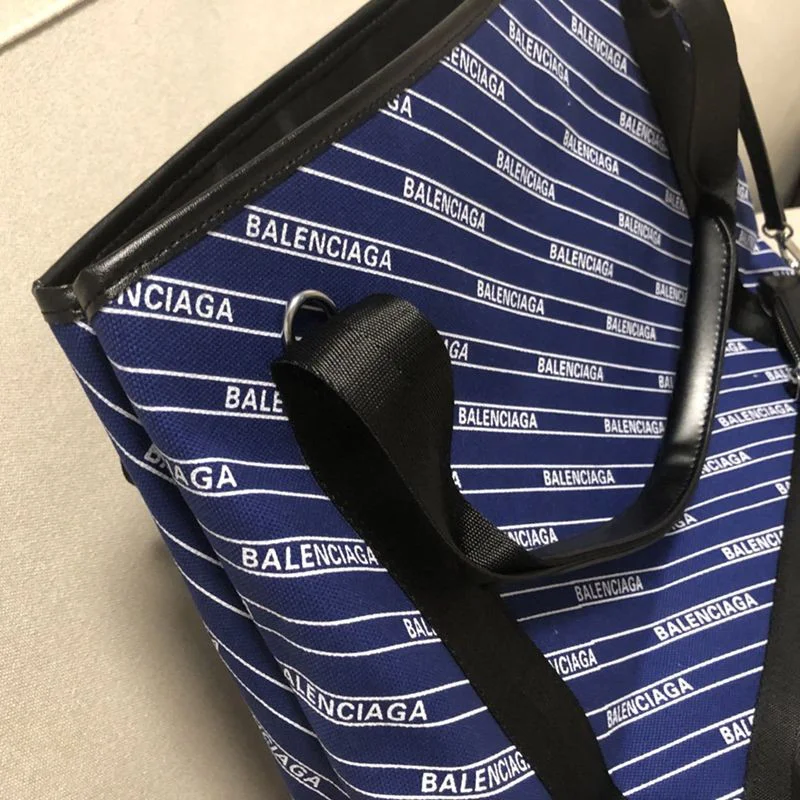☆超人気☆バレンシアガ トートバッグ 偽物/NAVY CABAS S ネイビーカバス bam92594