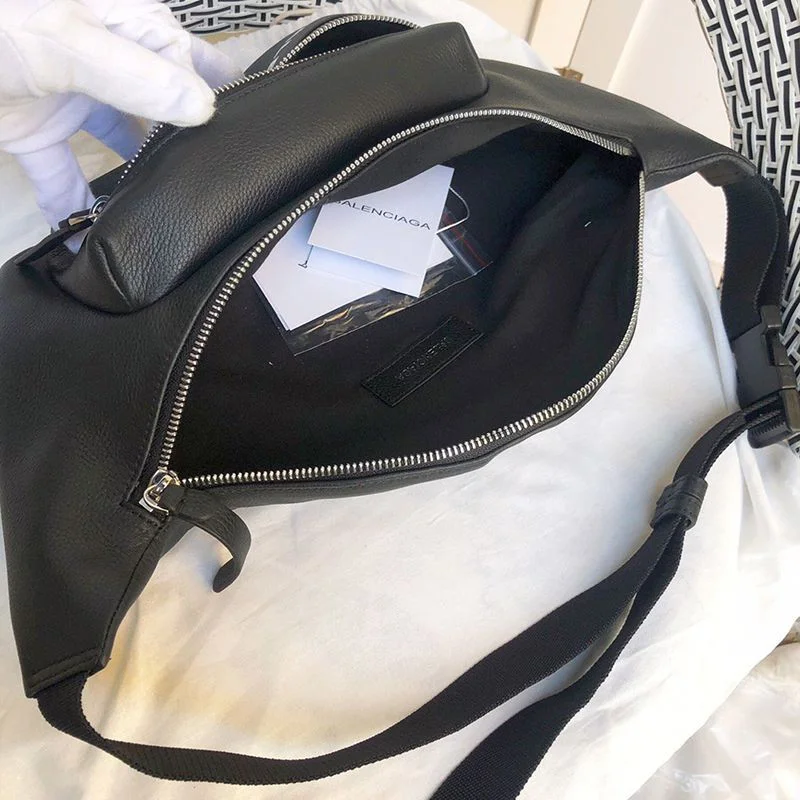 欲しい♡超限定♪バレンシアガ エブリデイ ロゴ ベルトバッグ コピー レザー bap06907