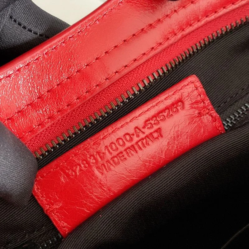 日本未入荷バレンシアガ☆クラシック シティバッグ 偽物☆レッド bau34285