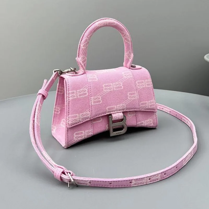 高品質バレンシアガ コピー Hourglass Small BBモノグラム ハンドバッグ baw18573