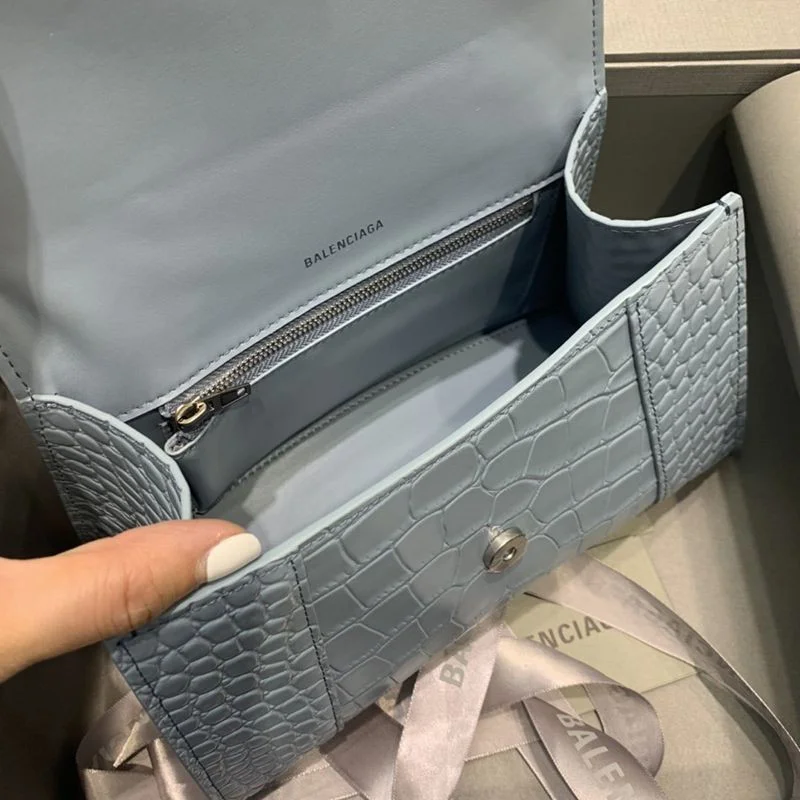 日本未入荷バレンシアガ クロコダイル型押し*HOURGLASS コピー ハンドルバッグ bax53445