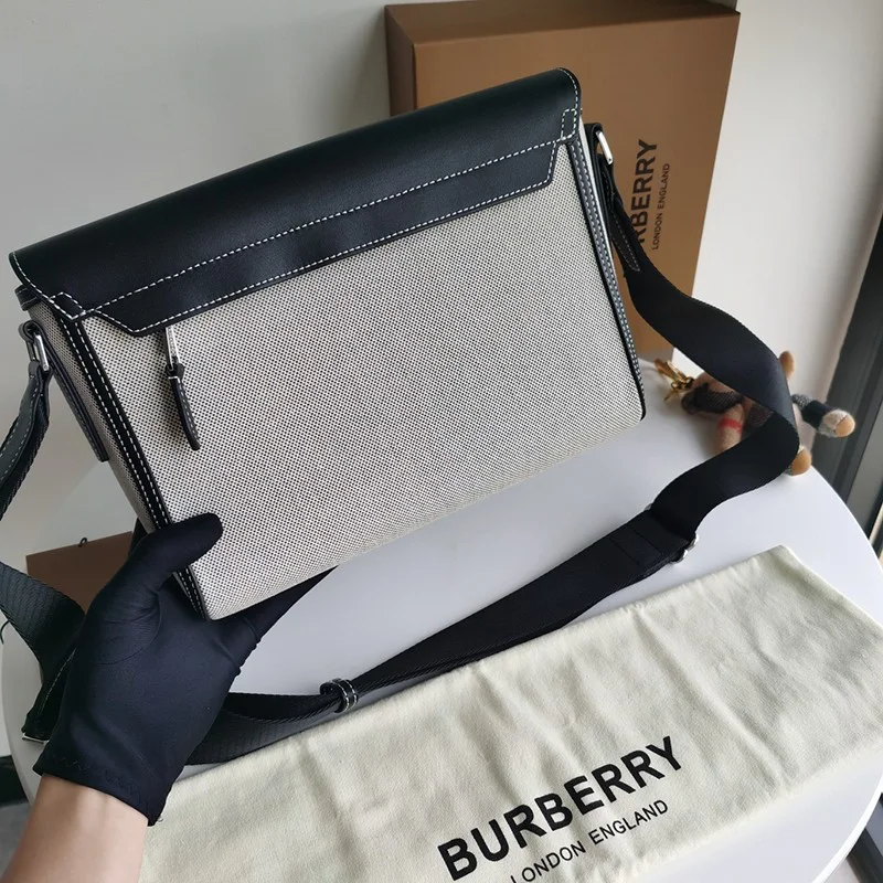 21SS バーバリー ショルダーバッグ コピー キャンバス&レザー Bai22561