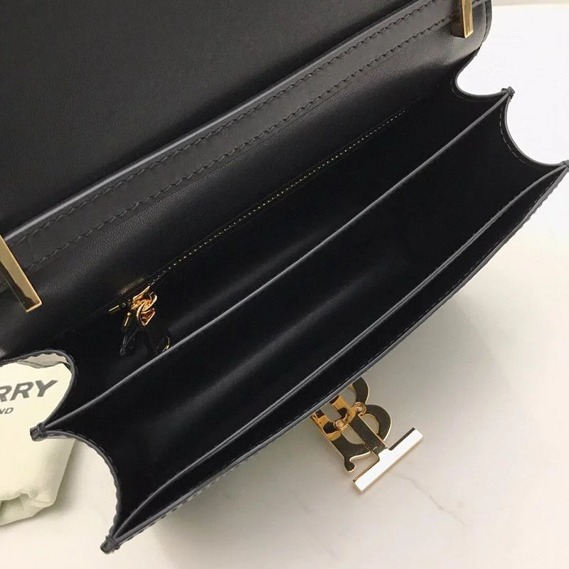 関送込♪バーバリー☆フルグレインレザーメッセンジャーバッグ 偽物 Bax96063