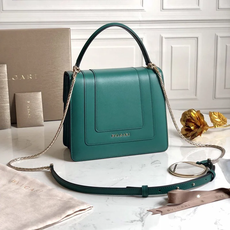 《大人気》【ブルガリ コピー】新色! SERPENTI FOREVER ナッパ ハンドバッグ Buh54789