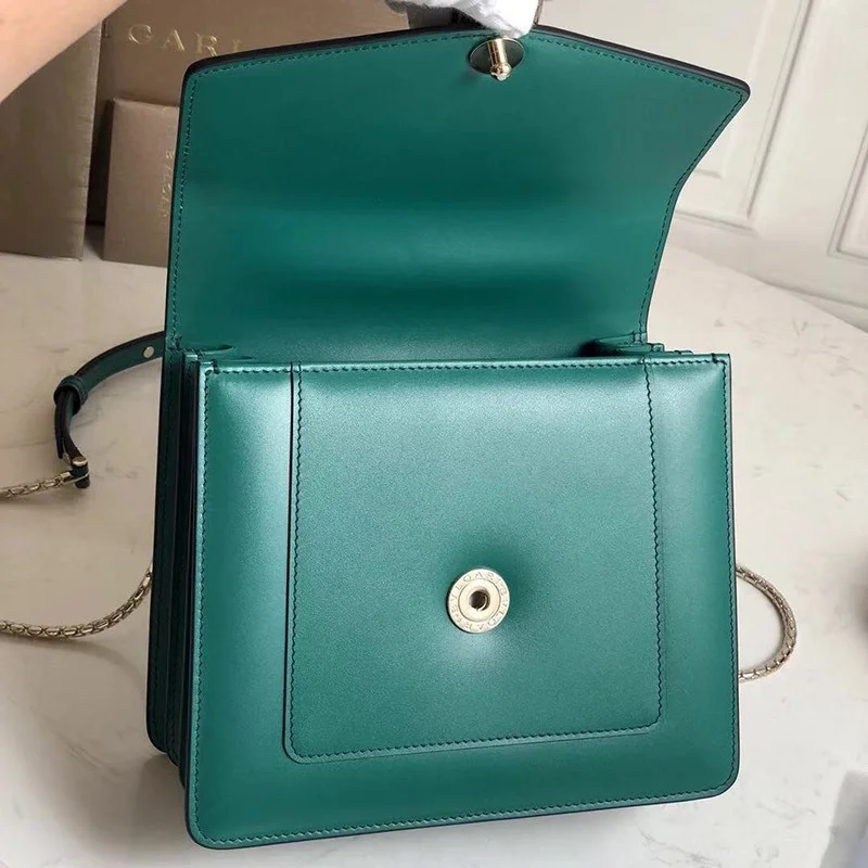 《大人気》【ブルガリ コピー】新色! SERPENTI FOREVER ナッパ ハンドバッグ Buh54789