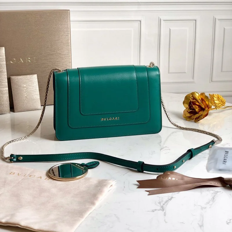 21-22AW【ブルガリ 偽物】新色! SERPENTI FOREVER ナッパ ハンドバッグ Bul75855