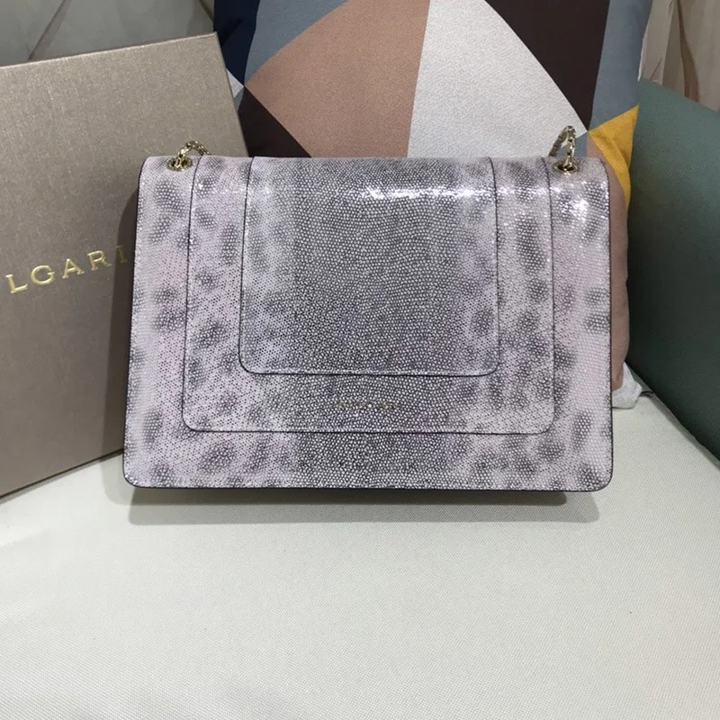 稀少 ブルガリ☆セルペンティ フォーエバー ショルダーバッグ 偽物 Bur98835