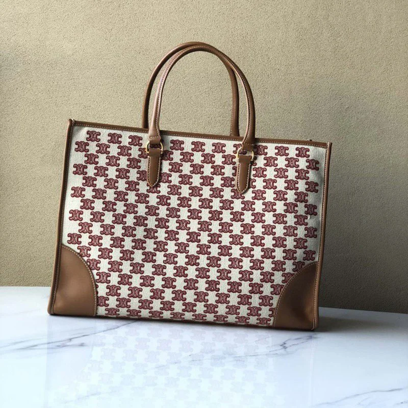 【即発】【セリーヌ トートバッグ コピー】トリオンフの刺繍テキスタイル ハンドバッグ 194342CS838NO