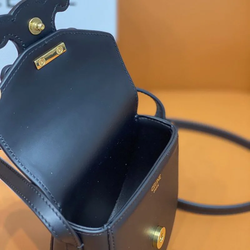 人気新作 セリーヌ ミニトリオンフ コピー ミニバッグ シャイニーカーフスキン Cen72056