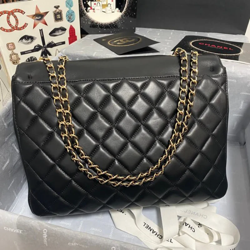 【シャネル】大人可愛い♪マトラッセトップハンドル フラップ バッグA58608
