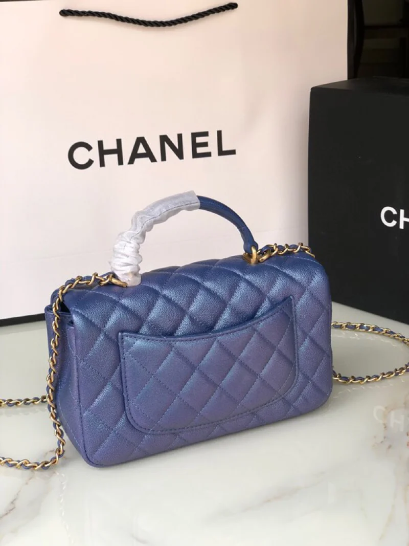 【完売前に】シャネル★トップハンドル付きミニフラップバッグAS2431