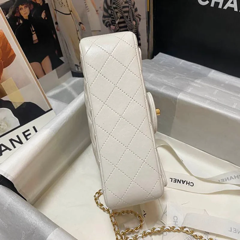 シャネル トップハンドル ミニフラップバック 偽物 she17495