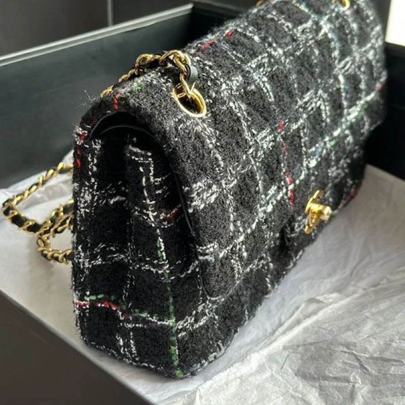 シャネル CC ツイード コピー マトラッセ クラシック バッグ shg34362