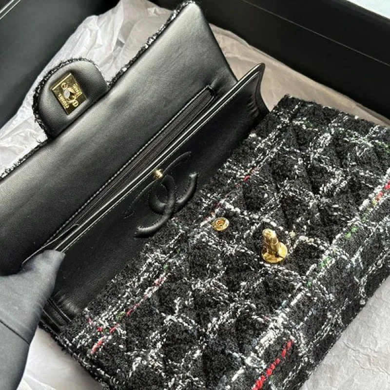 シャネル CC ツイード コピー マトラッセ クラシック バッグ shg34362
