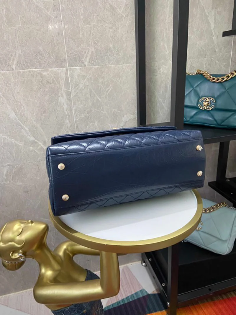 ココハンドル シャネル 偽物 トップハンドル フラップ バッグ shg89214