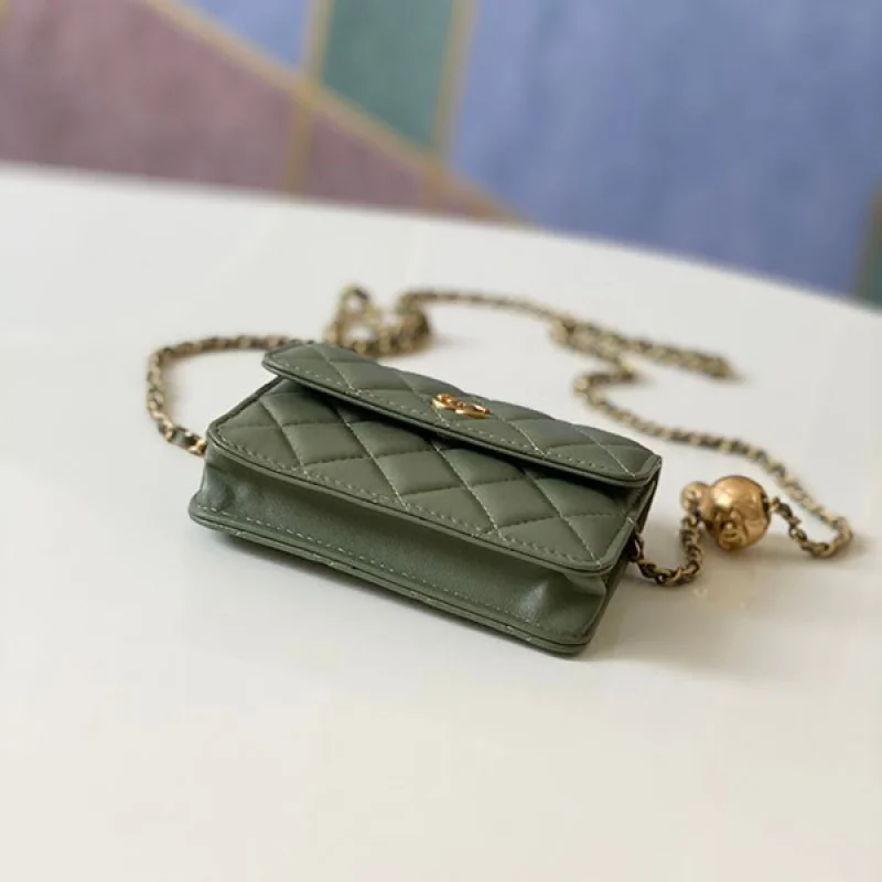 シャネル マトラッセ ショルダーバッグ コピー グリーン shk11732