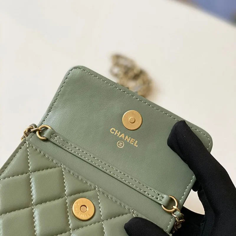 シャネル マトラッセ ショルダーバッグ コピー グリーン shk11732