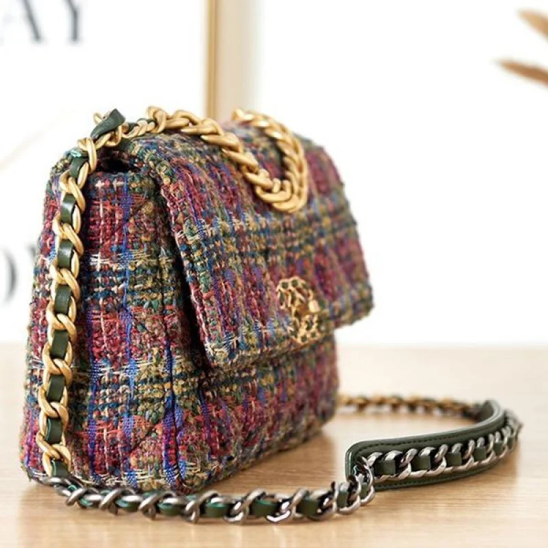 n級品 おすすめ◆シャネル 19 ハンドバッグ コピー CC 千鳥格子 shr00947