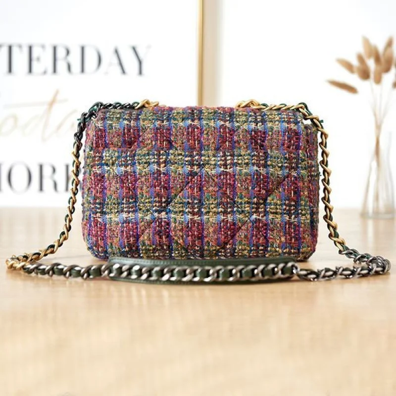 n級品 おすすめ◆シャネル 19 ハンドバッグ コピー CC 千鳥格子 shr00947