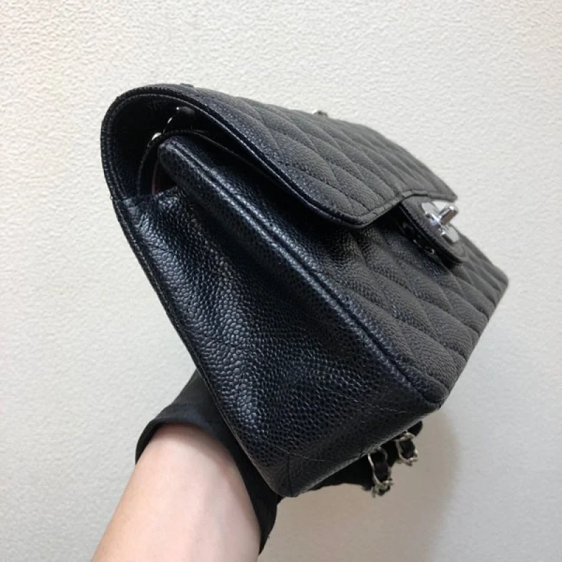 関税負担なし シャネル キャビアスキン ショルダーバッグ 偽物 shz37479