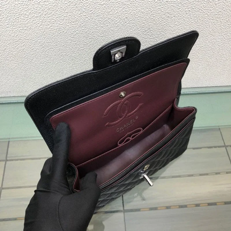 関税負担なし シャネル キャビアスキン ショルダーバッグ 偽物 shz37479