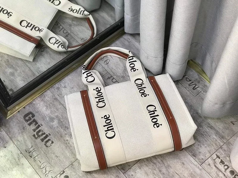 ブランドクロエ ウッディ 偽物 ミディアム トートバッグ 2モデルサイズ CHC21US383E6690U