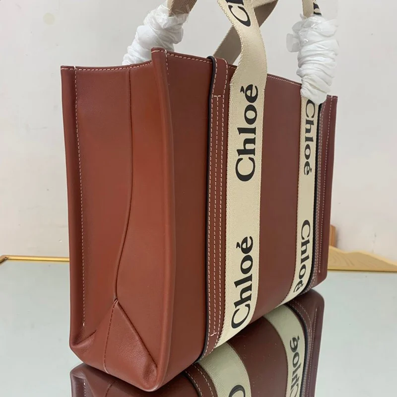 大人気!クロエ woody 偽物 ウッディショッピングバッグ ハンドバッグ chl96936