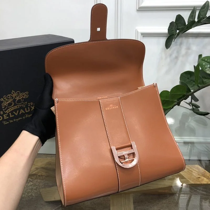 完売必至 デルボー カーフスキン ブリヨン MM コピー ショルダー ハンドバッグ AA0405AAM024