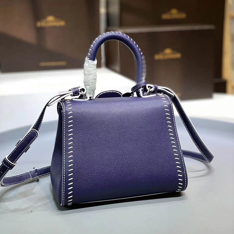 ★日本!!人気！デルボー カーフスキン ブリヨン ショルダー コピー ハンドバッグ☆送料込 AA0406ADW0AKSPA