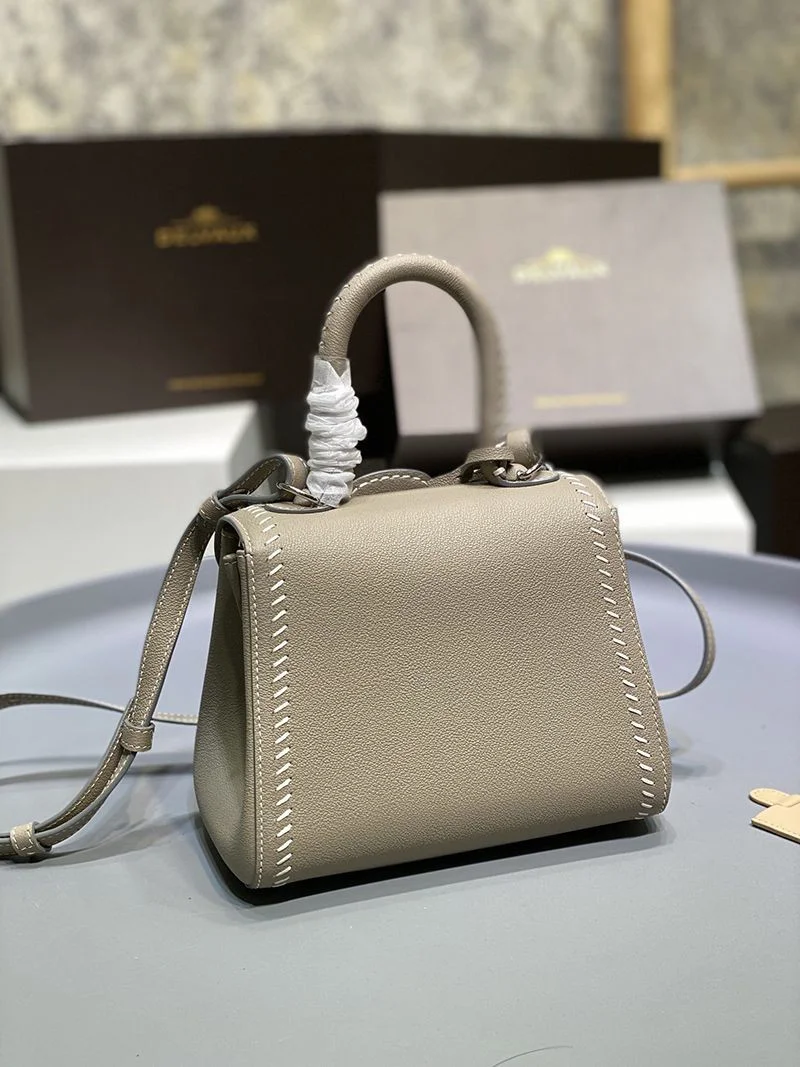 希少色デルボー カーフスキン ブリヨン ショルダー ハンドバッグ コピー 2サイズ☆送料込 Def25681