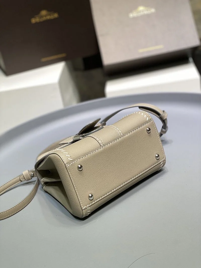 希少色デルボー カーフスキン ブリヨン ショルダー ハンドバッグ コピー 2サイズ☆送料込 Def25681