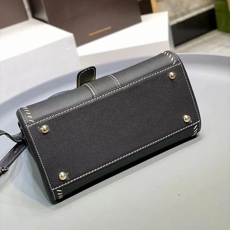 最安値挑戦デルボー スーパーコピー カーフスキン ブリヨン MM ショルダー ハンドバッグ Deo91358
