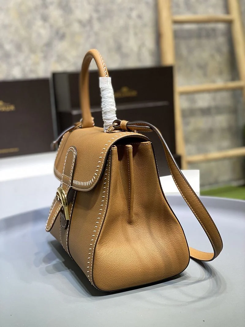 ★日本!!人気！デルボー コピー カーフスキン ブリヨン MM ショルダー ハンドバッグ Dep41871