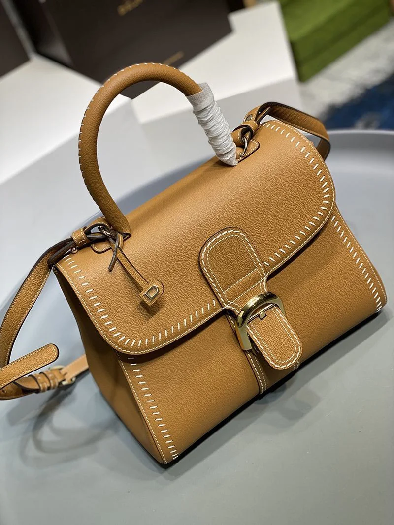 ★日本!!人気！デルボー コピー カーフスキン ブリヨン MM ショルダー ハンドバッグ Dep41871