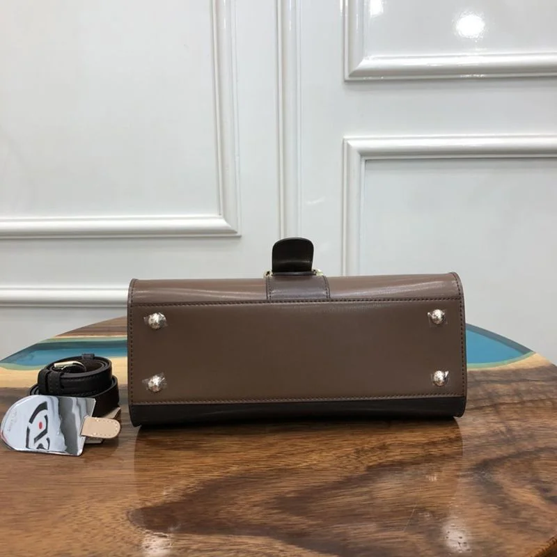 定番【DELVAUX コピー】カーフスキン ブリヨン MM ショルダー ハンドバッグ 3サイズ Des63290