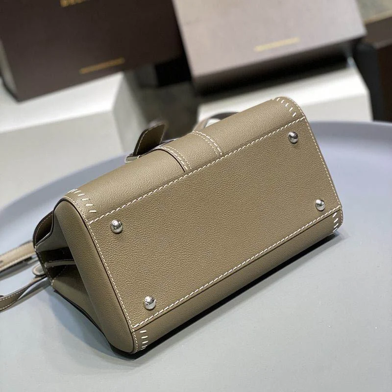 定番 デルボー カーフスキン ブリヨン ショルダー ハンドバッグ 偽物 2サイズ☆送料込 Dex85458