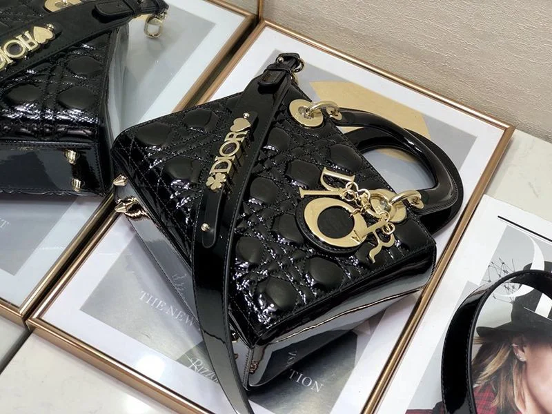 レディ ディオール スモールハンドバッグ偽物 カーフスキン ショルダー M0531OWCB_M900