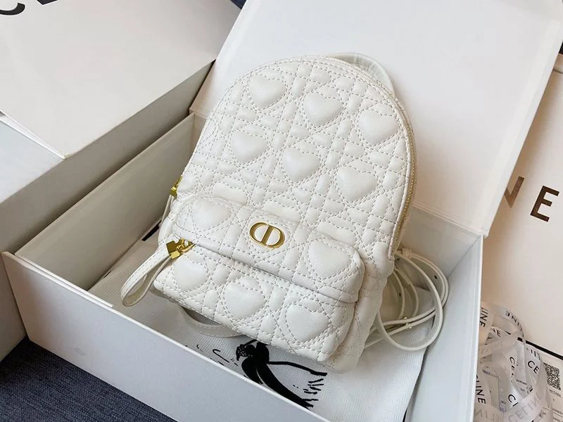 21年春夏 ディオールBACKPACK カナージュ ミニバッグ偽物 M9222UNGH_M030