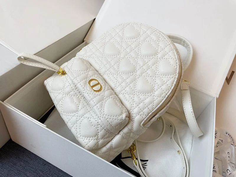 21年春夏 ディオールBACKPACK カナージュ ミニバッグ偽物 M9222UNGH_M030