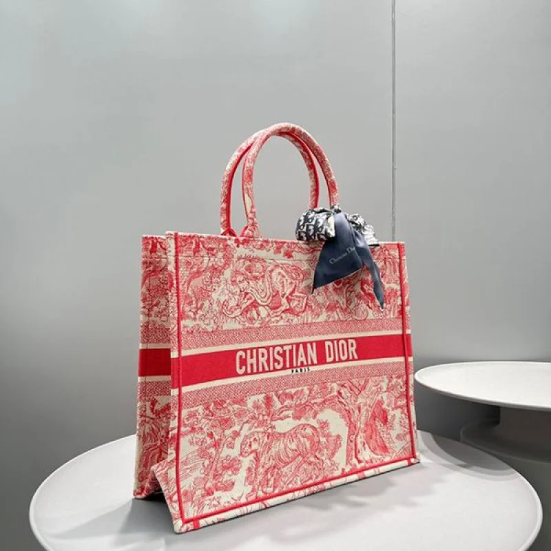 新作 ディオール ブックトート 偽物 トワル ドゥ ジュイ der57180