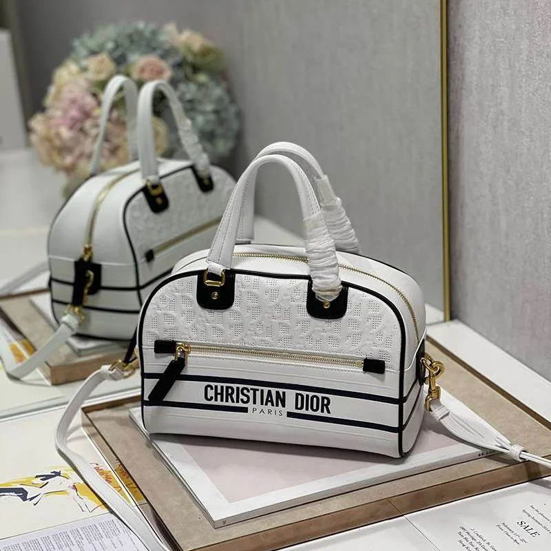22新作◆ディオール VIBE コピーミディアム ボウリング バッグ 偽物 キルティング des86119