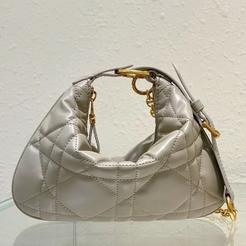 大人気!!新色ディオール グレー Caro ハンドバッグ コピー dex38493