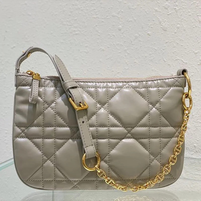 大人気!!新色ディオール グレー Caro ハンドバッグ コピー dex38493